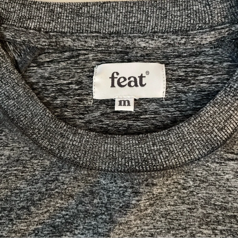 Feat crew neck pullover gray‎
